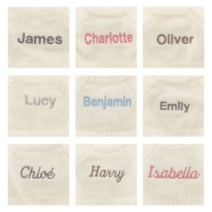 Bashful Cream Kitten with Personalised Cream Jumper