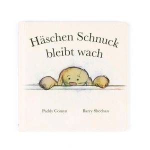 Haschen Schnuck Bleibt Wach Buch & Bashful Cottontail Bunny Medium